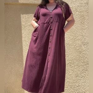 Torrid (4) Purple Midi Dress